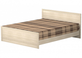 Кровать двуспальная «Гармония» с настилом