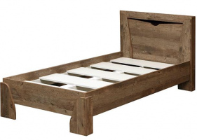 Кровать одинарная 33.07 «Лючия»  с настилом